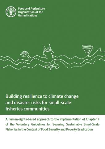 Cover image from Building resilience to climate change and disaster risks for small-scale fisheries communities
